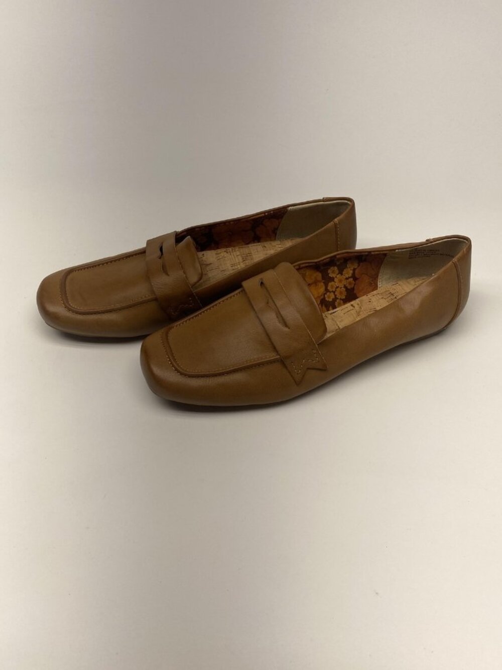 Korks Shoes Womens Size 11 Slip On Loafers Leather Cork Insole Comfort Flats